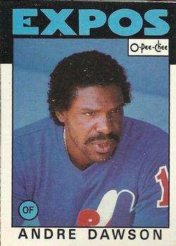 1986 O-Pee-Chee Baseball Cards 256     Andre Dawson